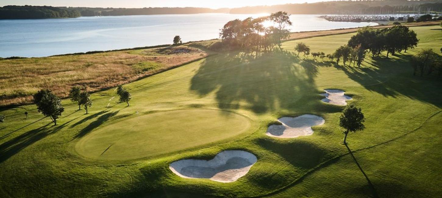 Den smukke golfbane i Middelfart