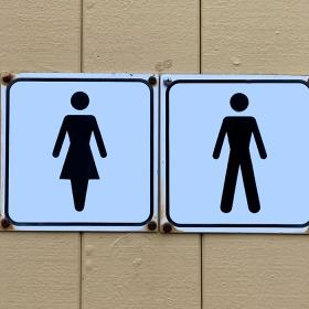 Toilet - Skilt - Middelfart