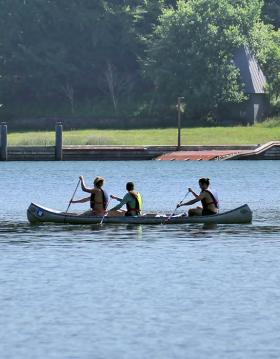 Kanotur på Fænøsund ved Middelfart