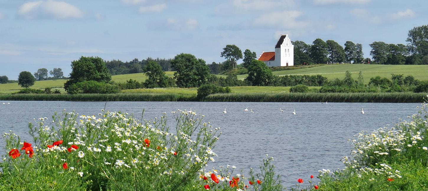 På vandretur ved Føns kommer du forbi Kirken - Middelfart