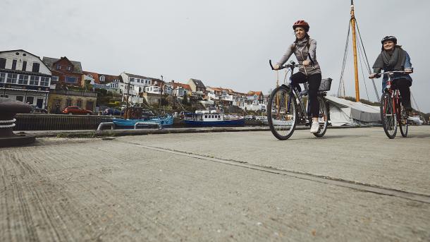 Cykeltur på Gl. havn i Middelfart